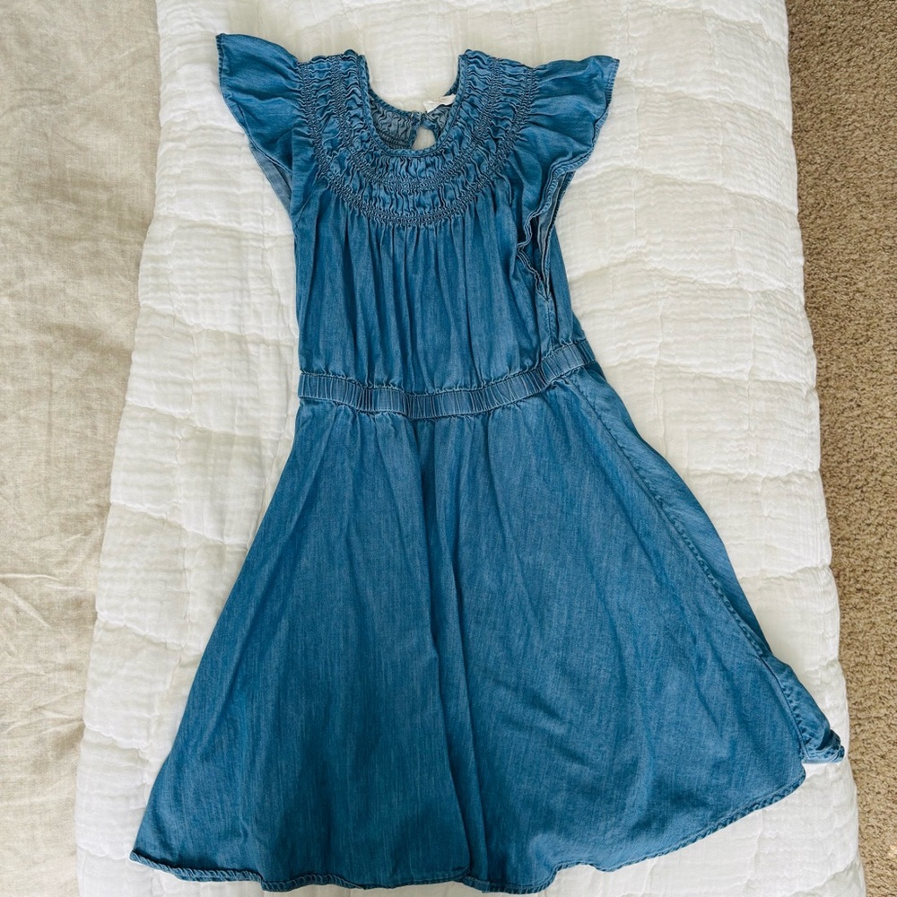 Crewcuts Denim Blue Kids Dress - size 10